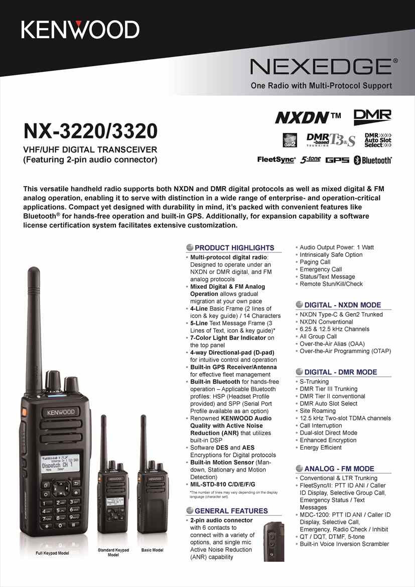 NX-3220/3320 SpecSheet
