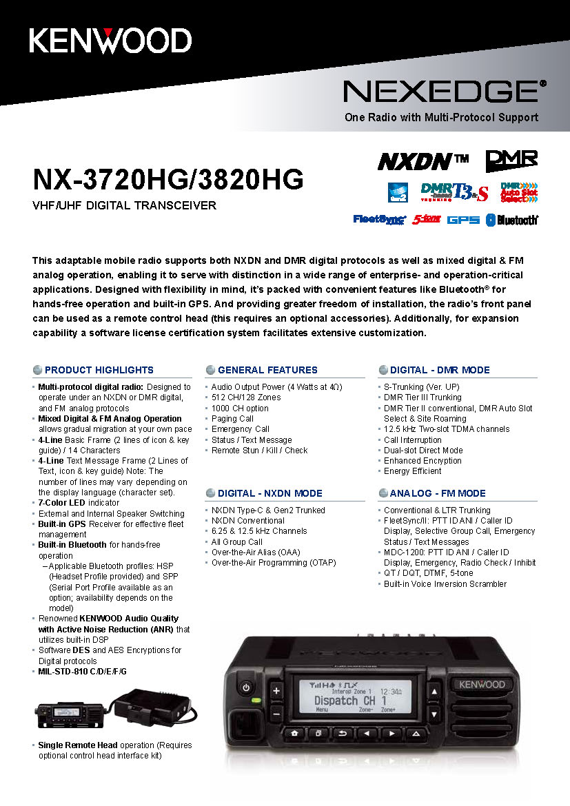NX-3000 Mobile SpecSheet