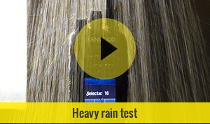 Heavy rain test
